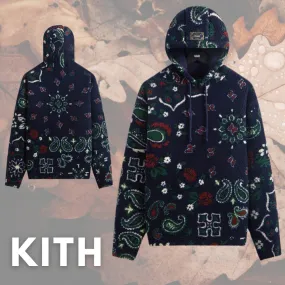 KITH NYC  |Pullovers Paisley Street Style Long Sleeves Logo Hoodies