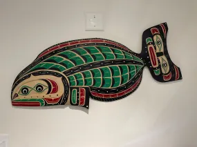 Kwak'waka'wakw Halibut Panel by Fort Rupert