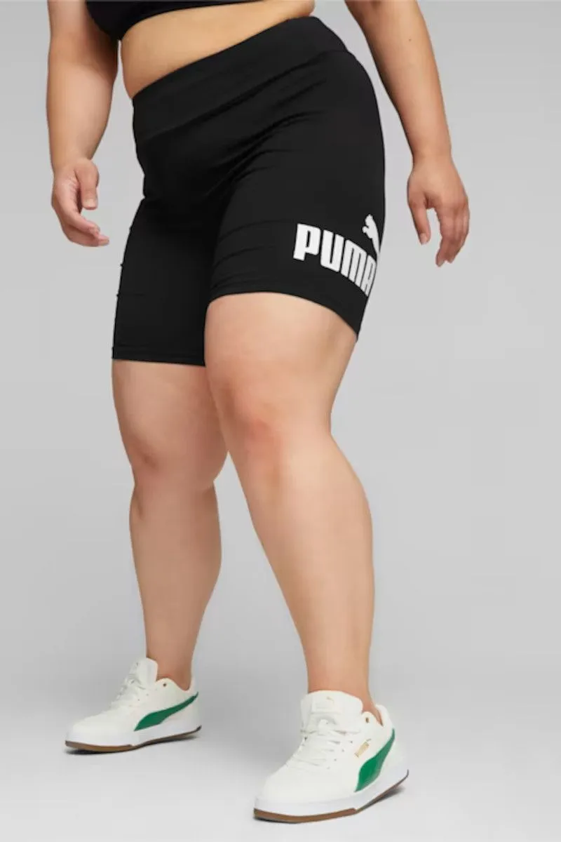 Leggings Essentials Logo Short Donna Nero