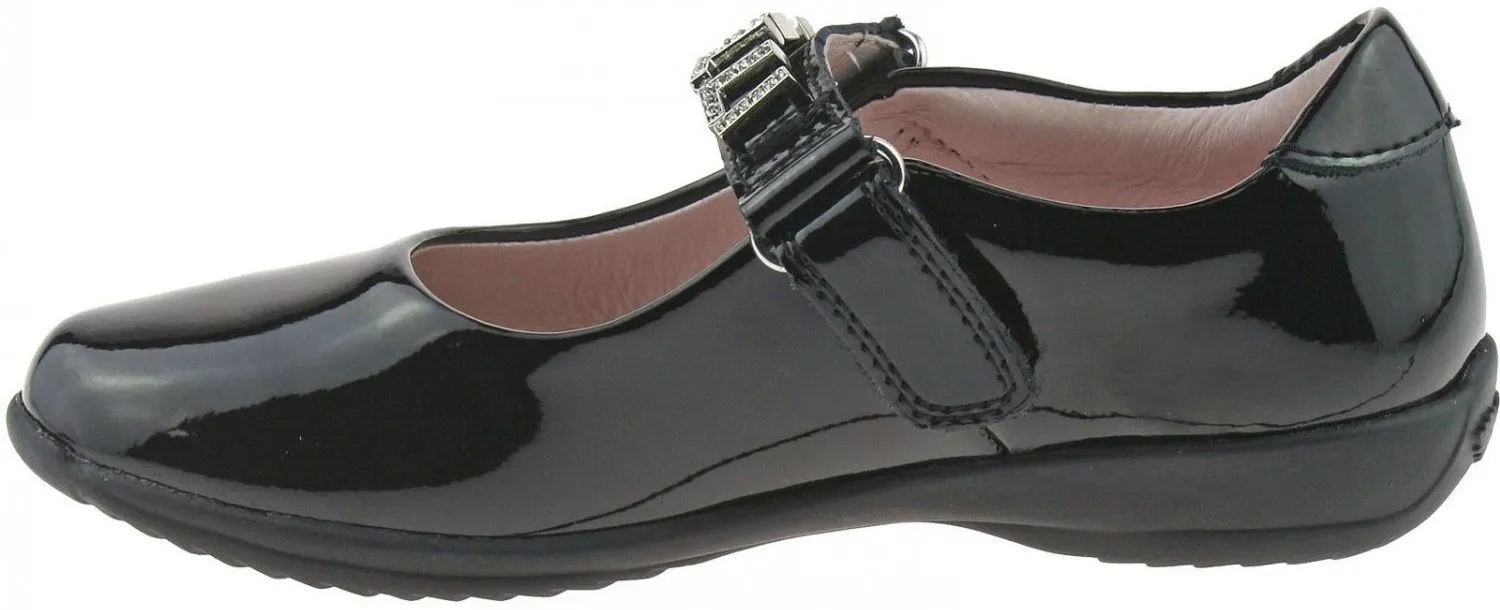 LELLI KELLY LK 8200 NICOLE INTERCHANGEABLE STRAP SHOES BLACK PATENT