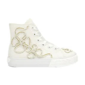 Lelli Kelly ZAHRA Mid Scarpe Bambina Sneaker Alte con Decoro Bianco