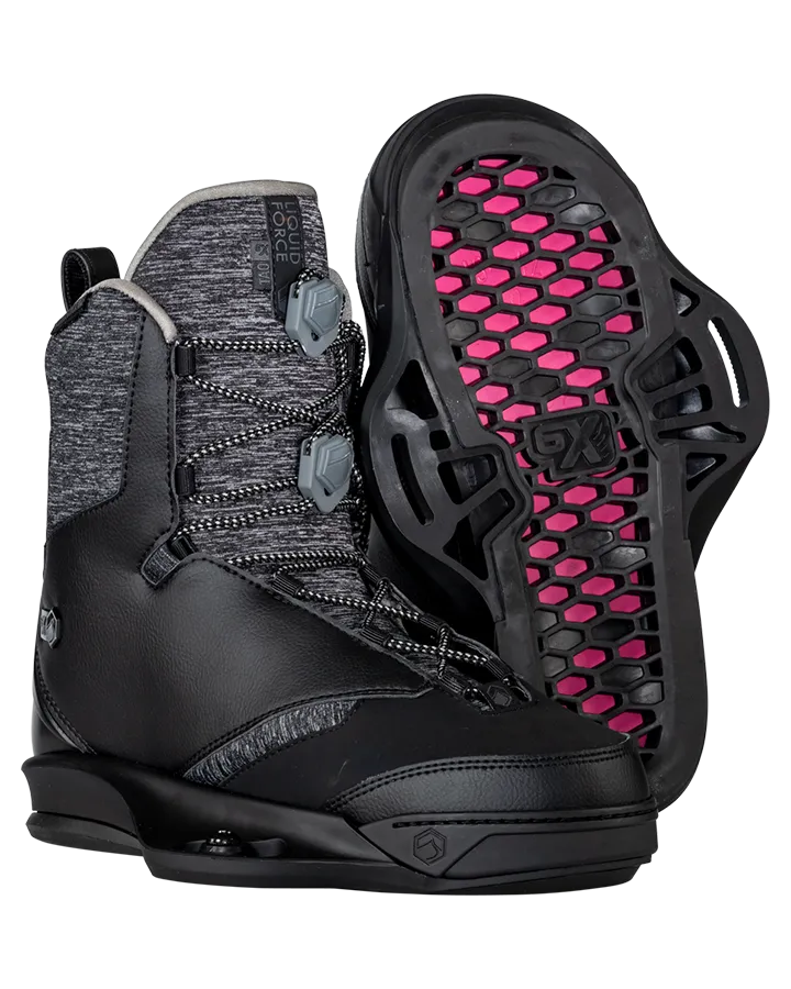 Liquid Force Tao 6X Wakeboard Boots - Black - 2023