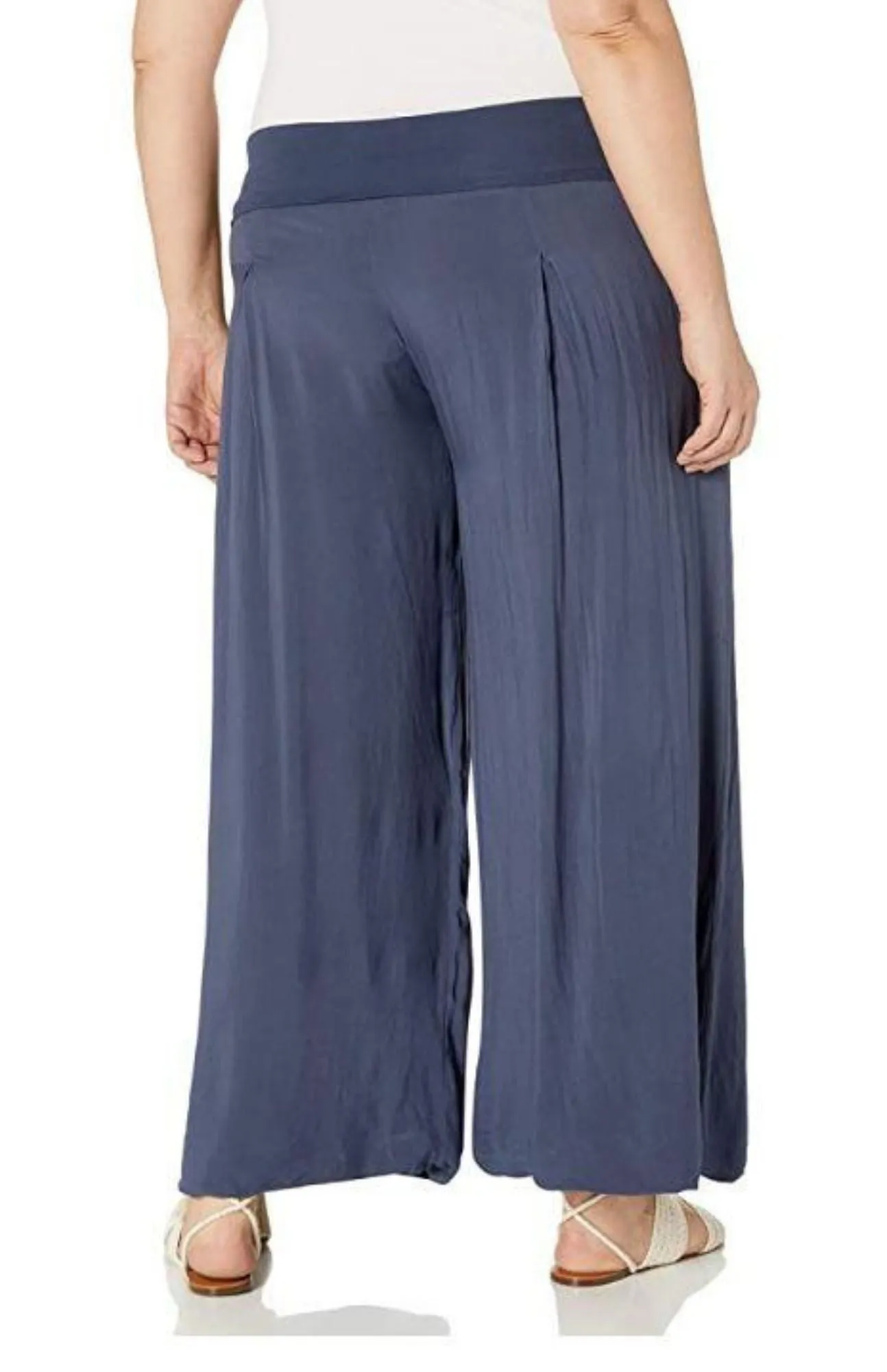 M Made in Italy - Plus Size Maxi Wide Leg Pant