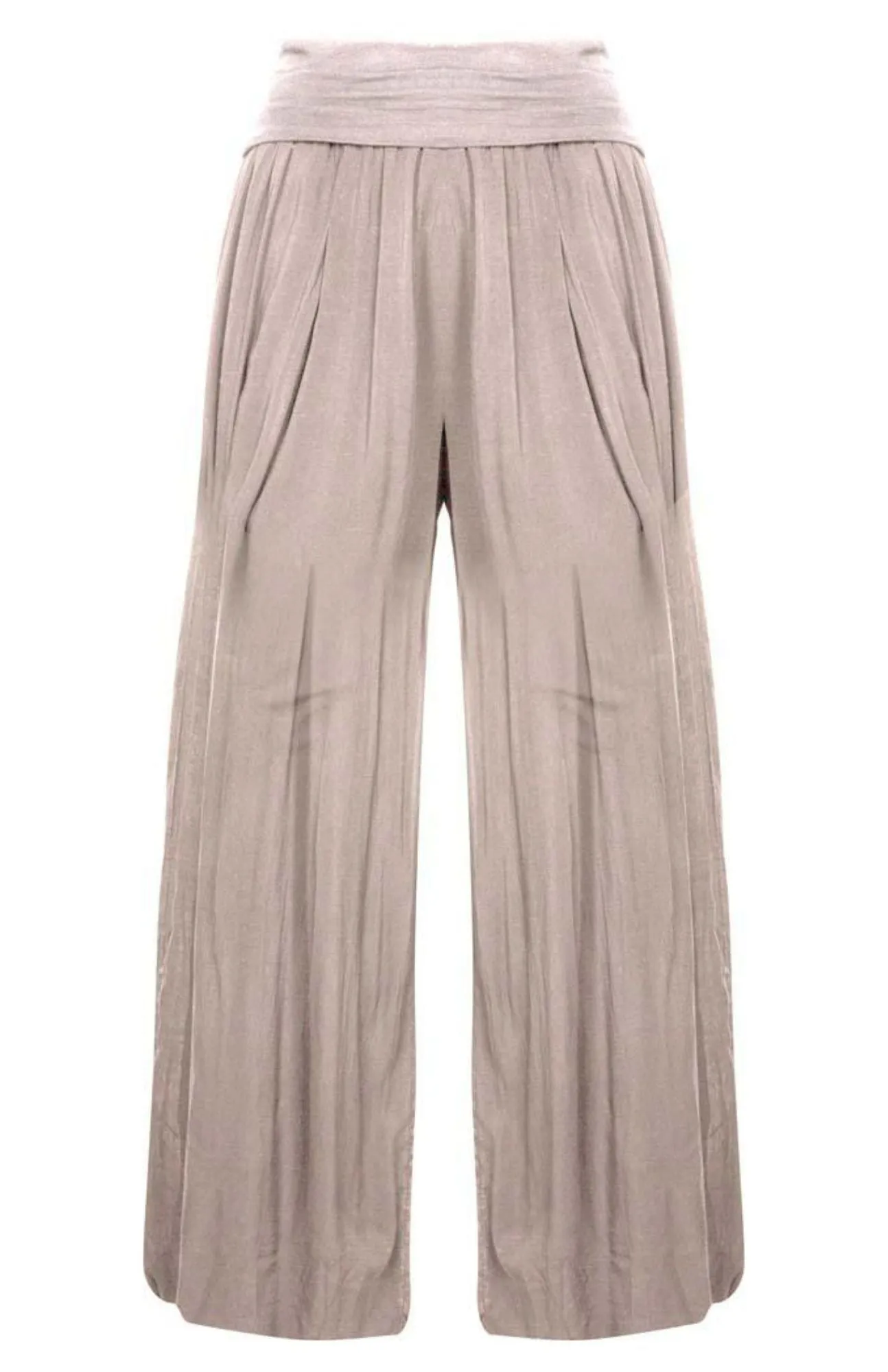 M Made in Italy - Plus Size Maxi Wide Leg Pant