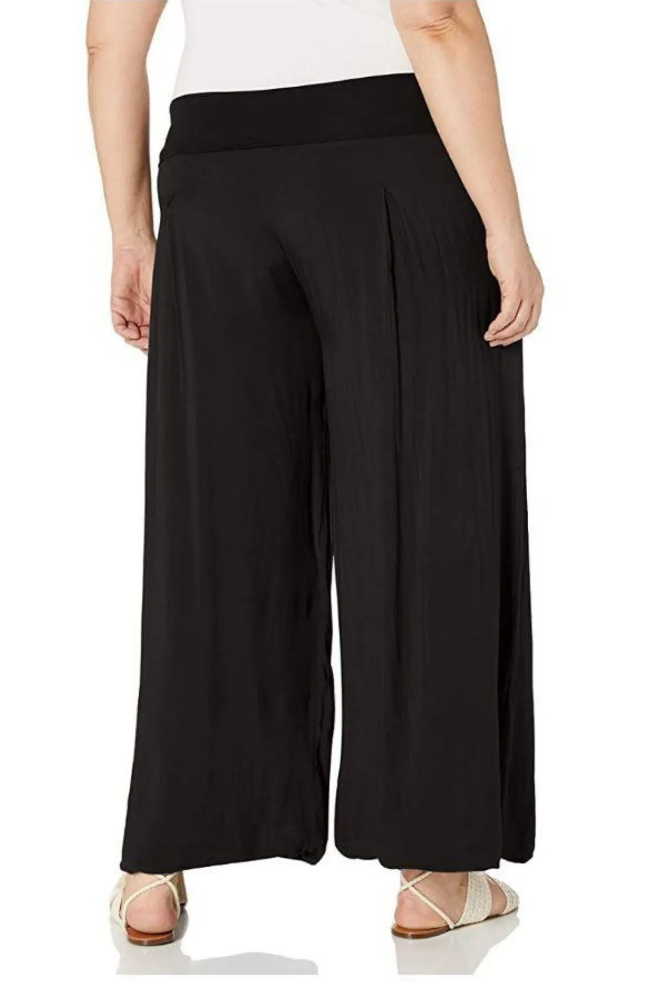 M Made in Italy - Plus Size Maxi Wide Leg Pant