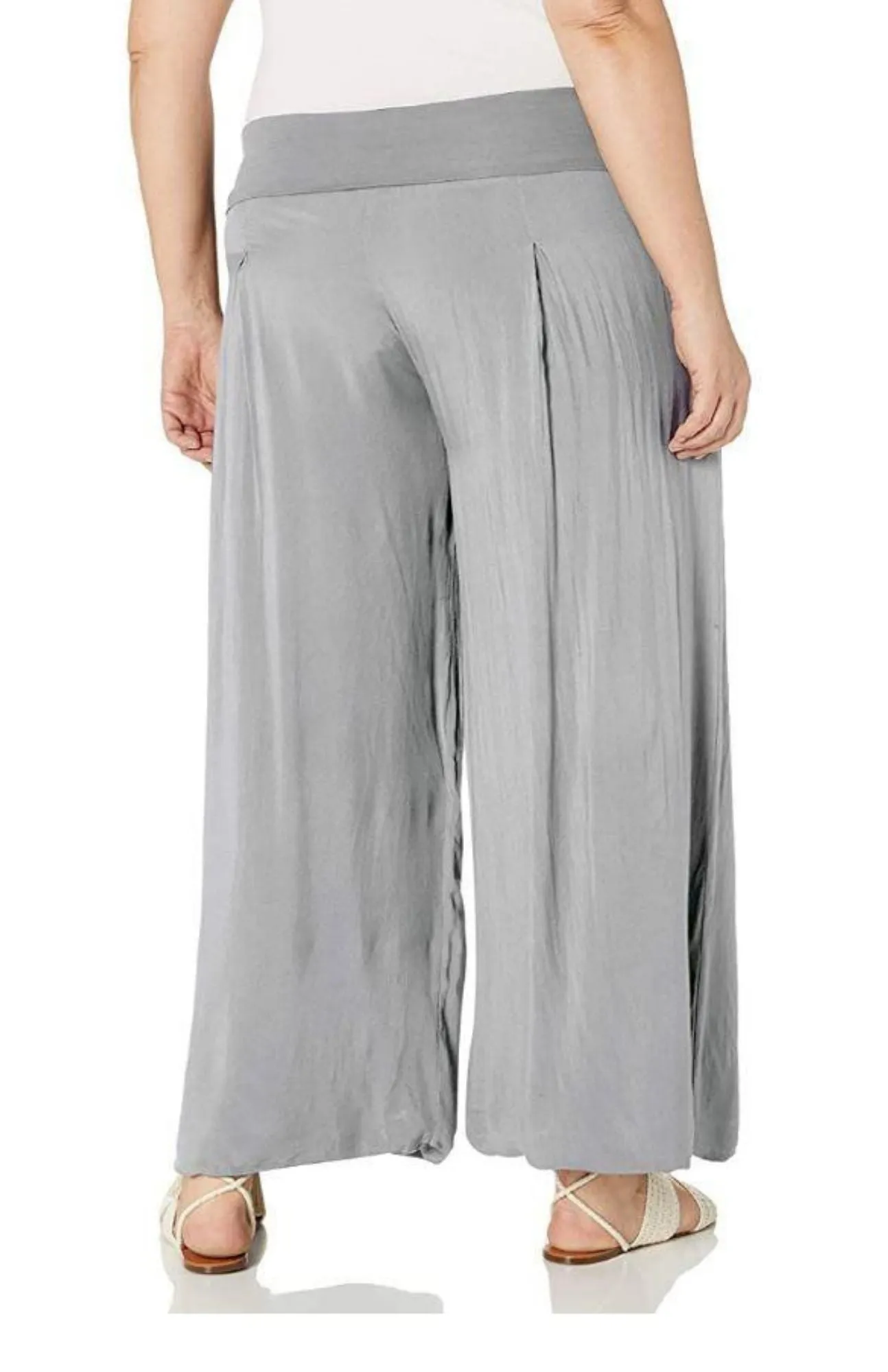 M Made in Italy - Plus Size Maxi Wide Leg Pant