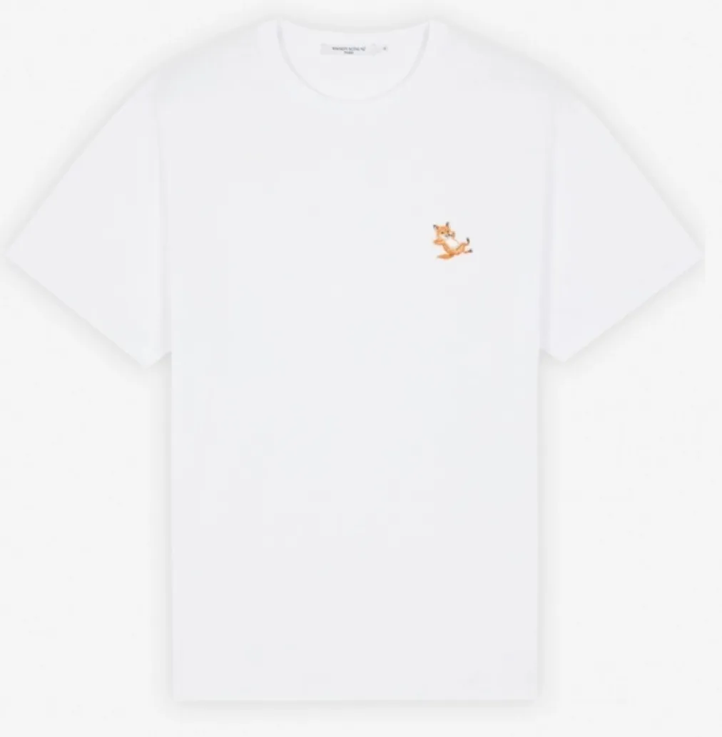 MAISON KITSUNE  |Pullovers Short Sleeves Logo Designers T-Shirts