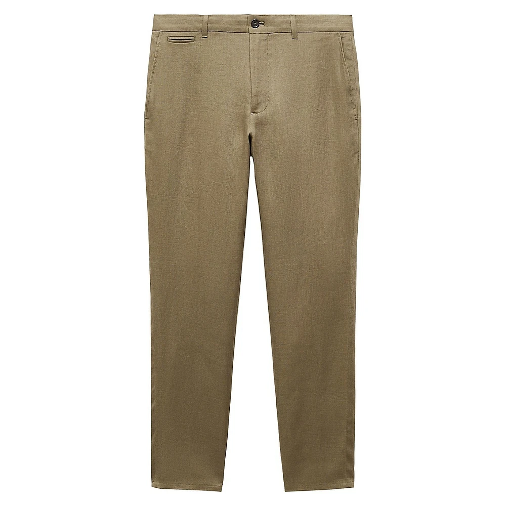 Mango Linen Trousers