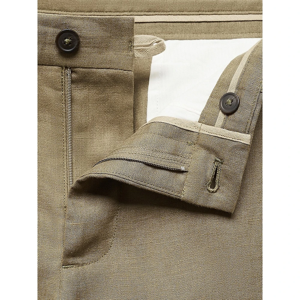 Mango Linen Trousers