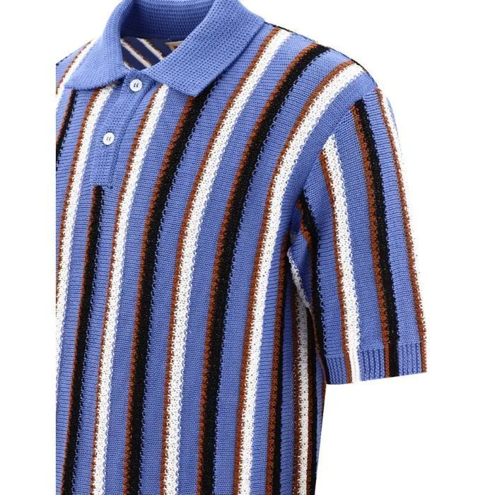 MARNI  |Pullovers Stripes Cotton Short Sleeves Designers