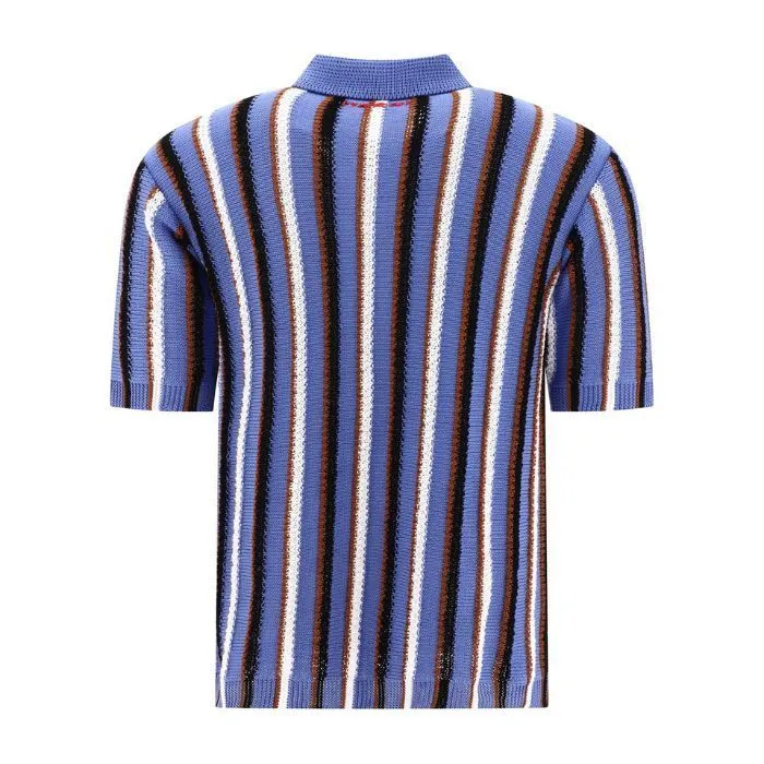 MARNI  |Pullovers Stripes Cotton Short Sleeves Designers