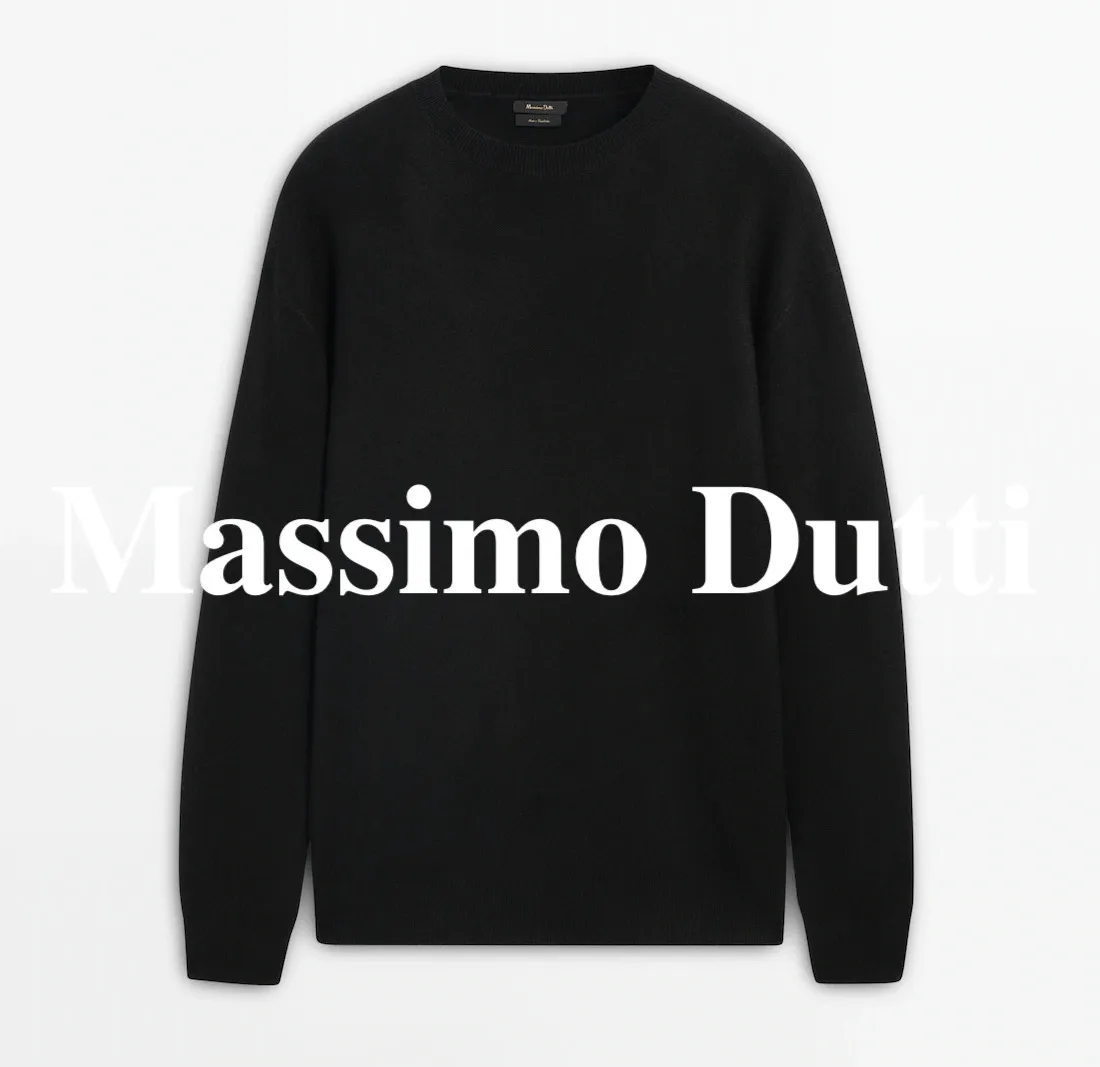 Massimo Dutti  |Pullovers Long Sleeves Plain Sweaters