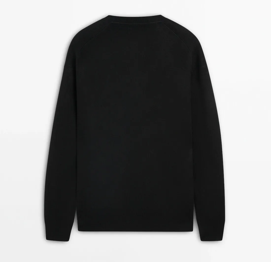 Massimo Dutti  |Pullovers Long Sleeves Plain Sweaters