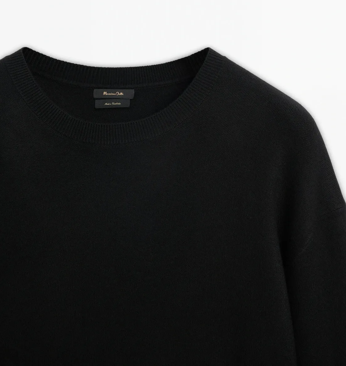 Massimo Dutti  |Pullovers Long Sleeves Plain Sweaters