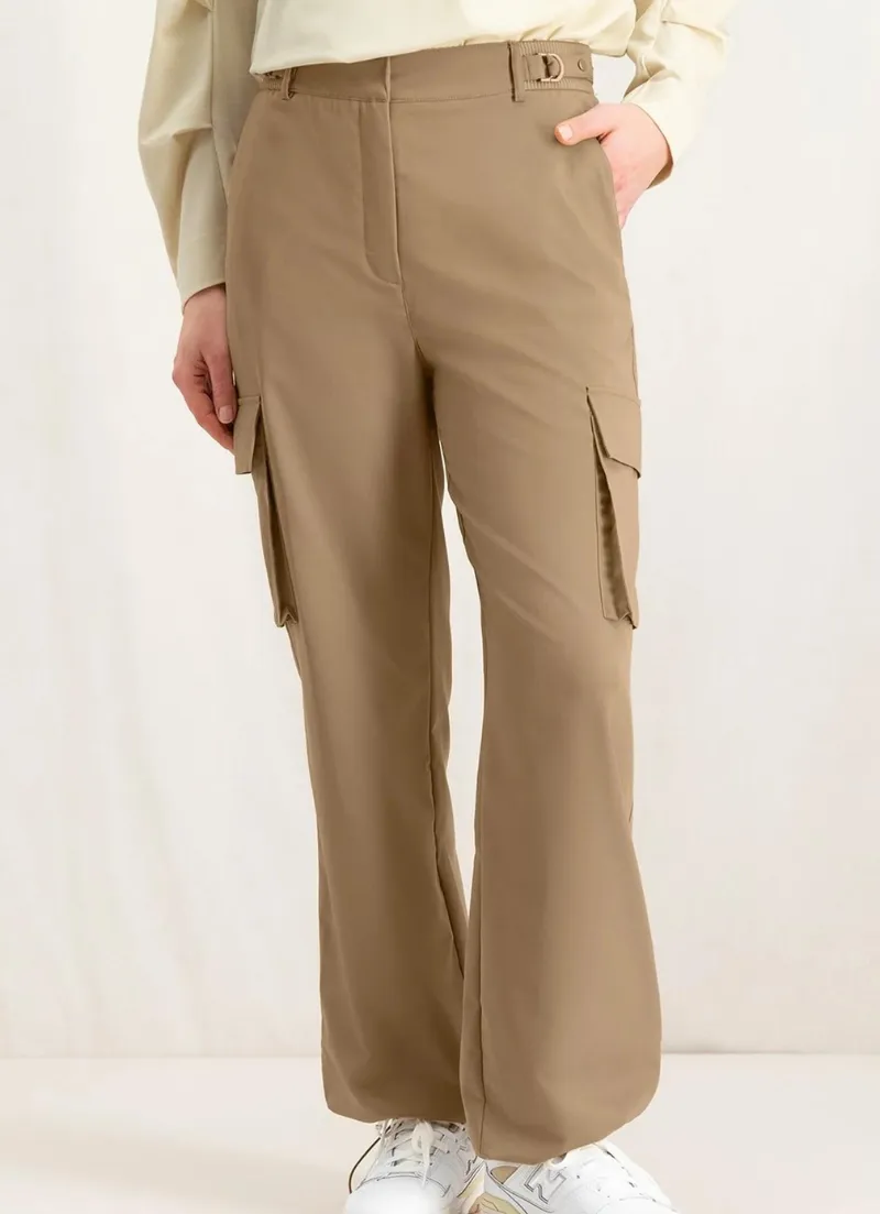 Maude Wide Leg Cargo Trousers