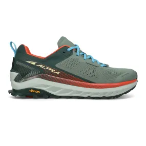 Men's Altra Olympus 4, Green/Orange, 11 D Medium