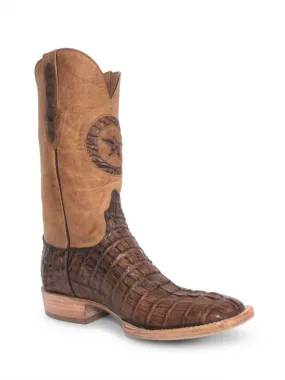 Mens Black Jack Cigar Caiman Tail Cowboy Boots