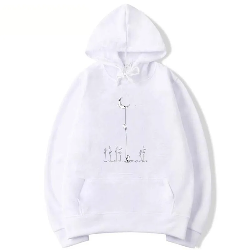 Men's Winter Fashion Casual Cool Funny Astronaut O-Neck Hoodies