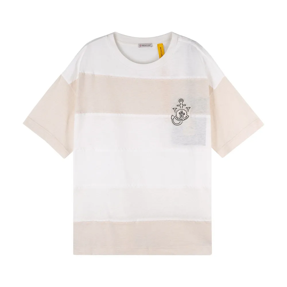 MONCLER  |Pullovers Unisex Street Style Cotton Short Sleeves