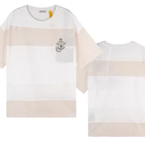 MONCLER  |Pullovers Unisex Street Style Cotton Short Sleeves