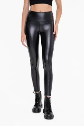 Mono B Glossy High Waist Leggings