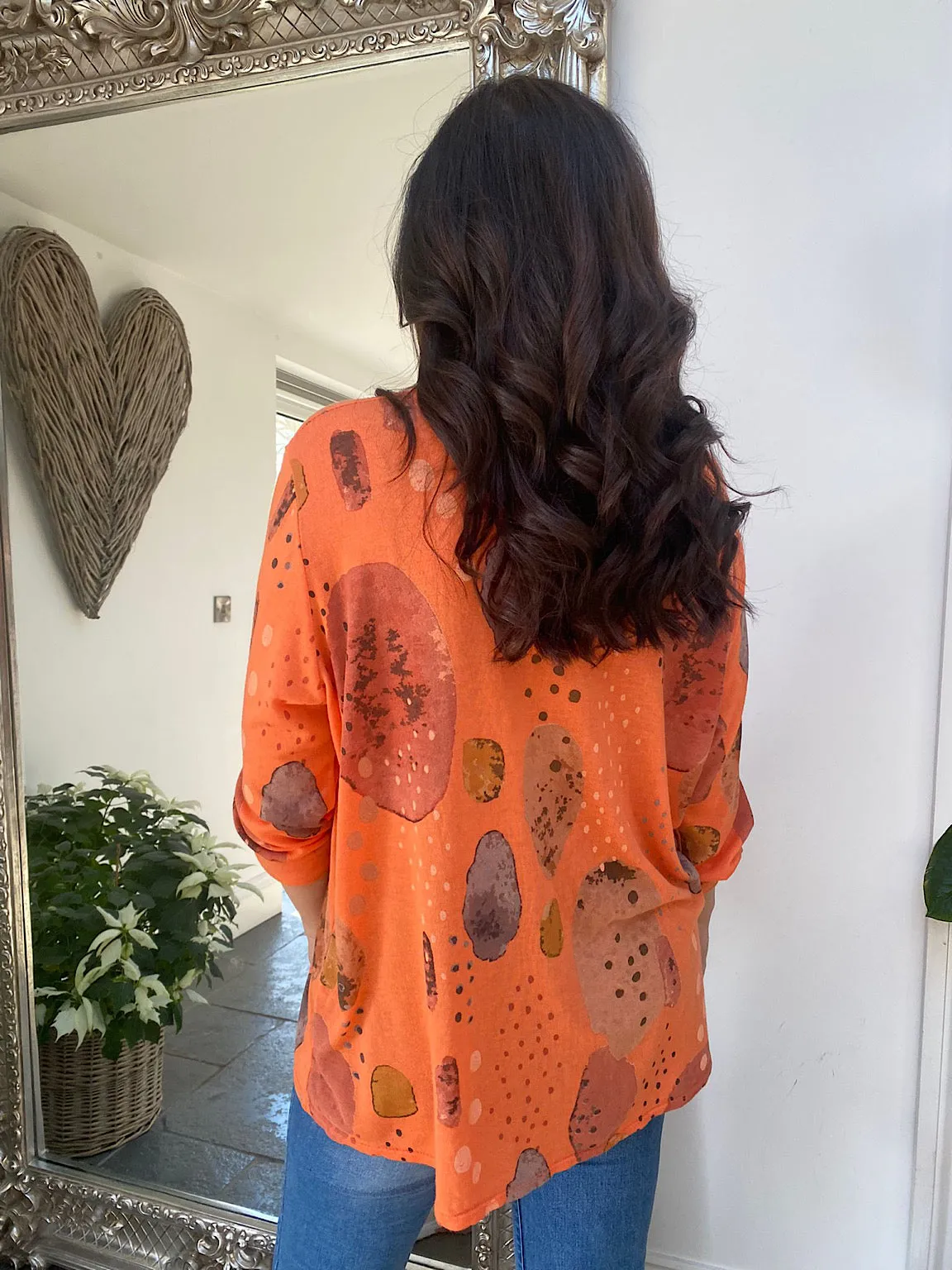 Multi Spot Print Top Rylie