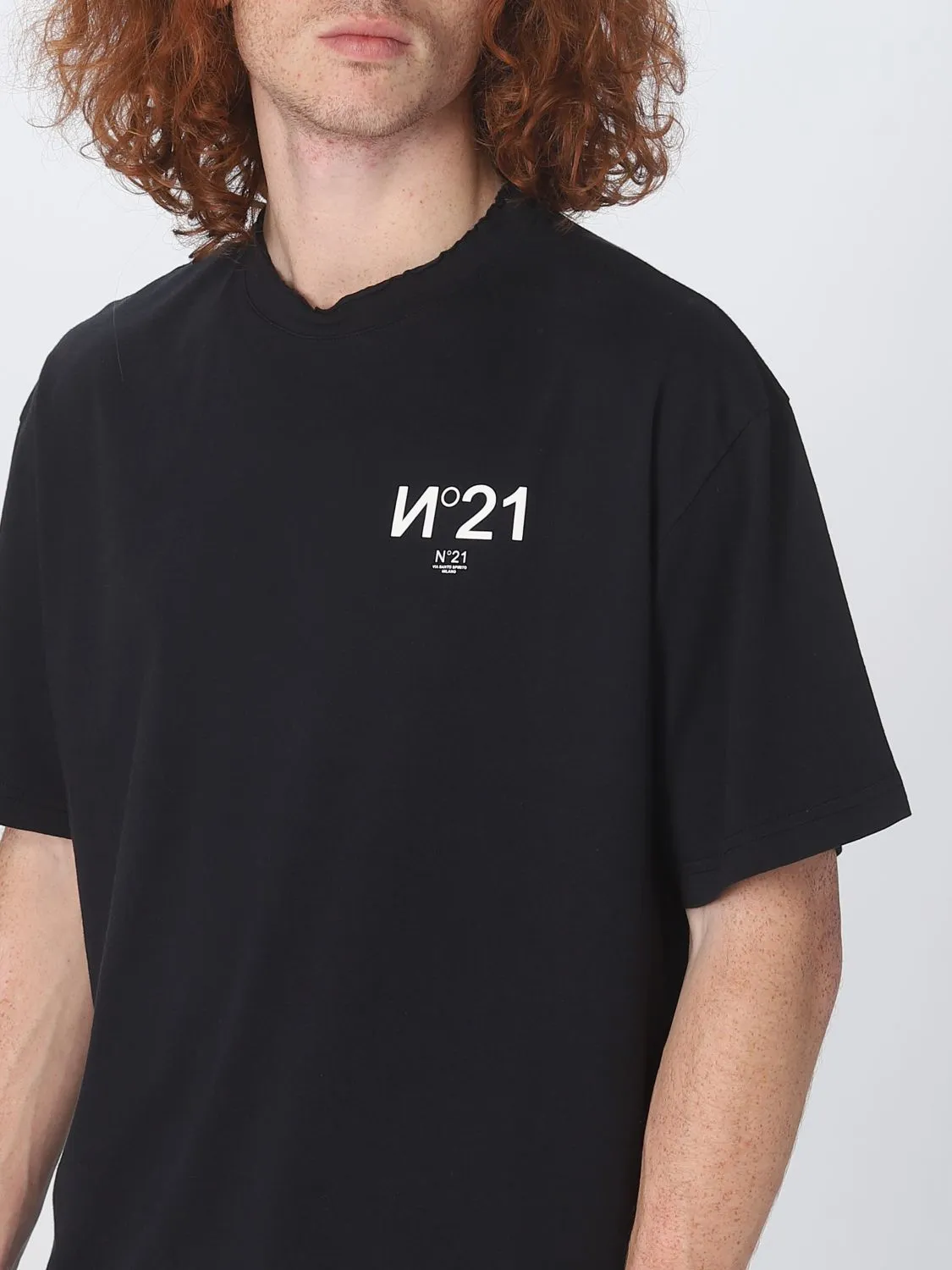 N21 numero ventuno  |Pullovers Cotton Short Sleeves Logo Designers T-Shirts