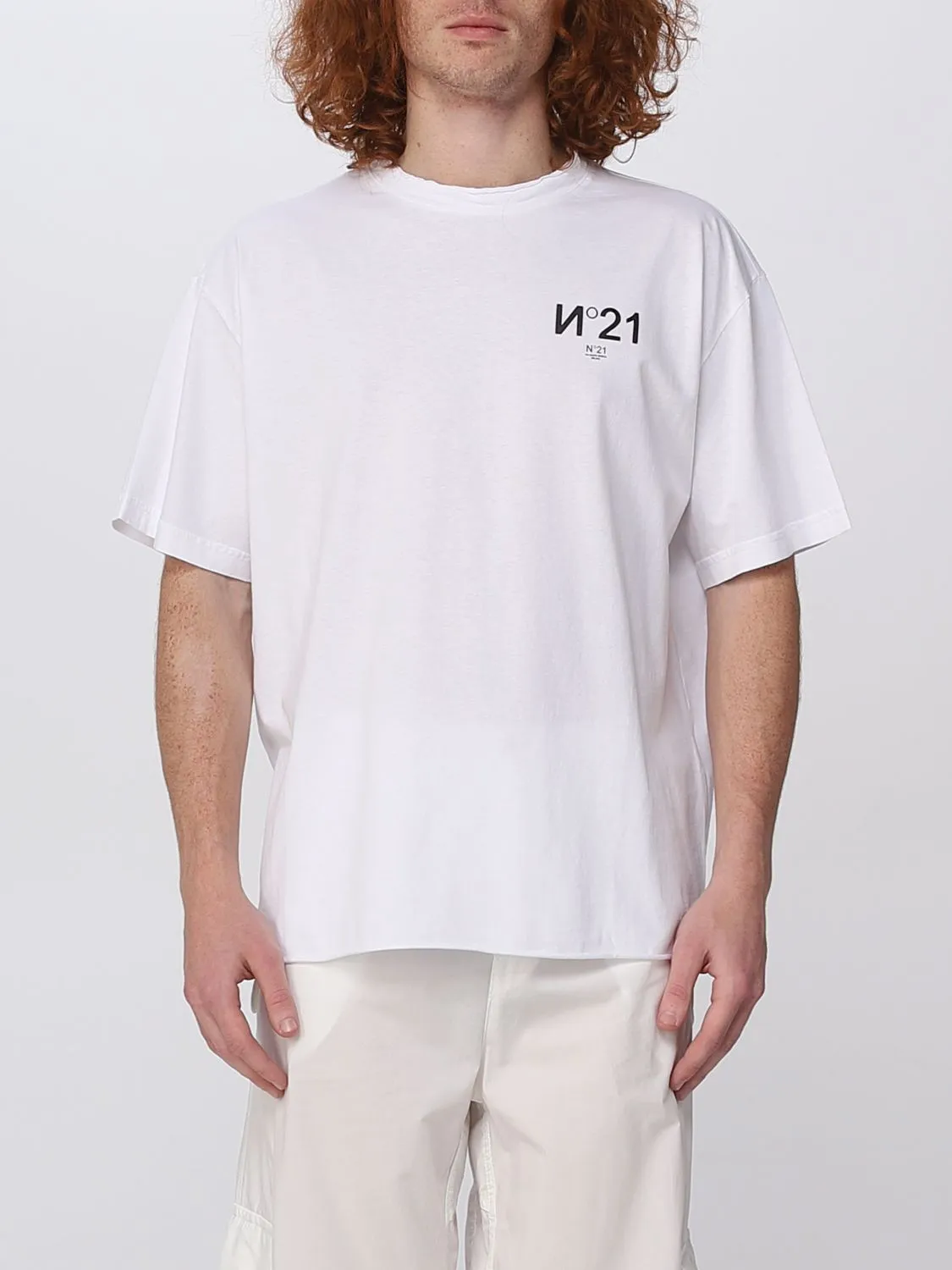 N21 numero ventuno  |Pullovers Cotton Short Sleeves Logo Designers T-Shirts