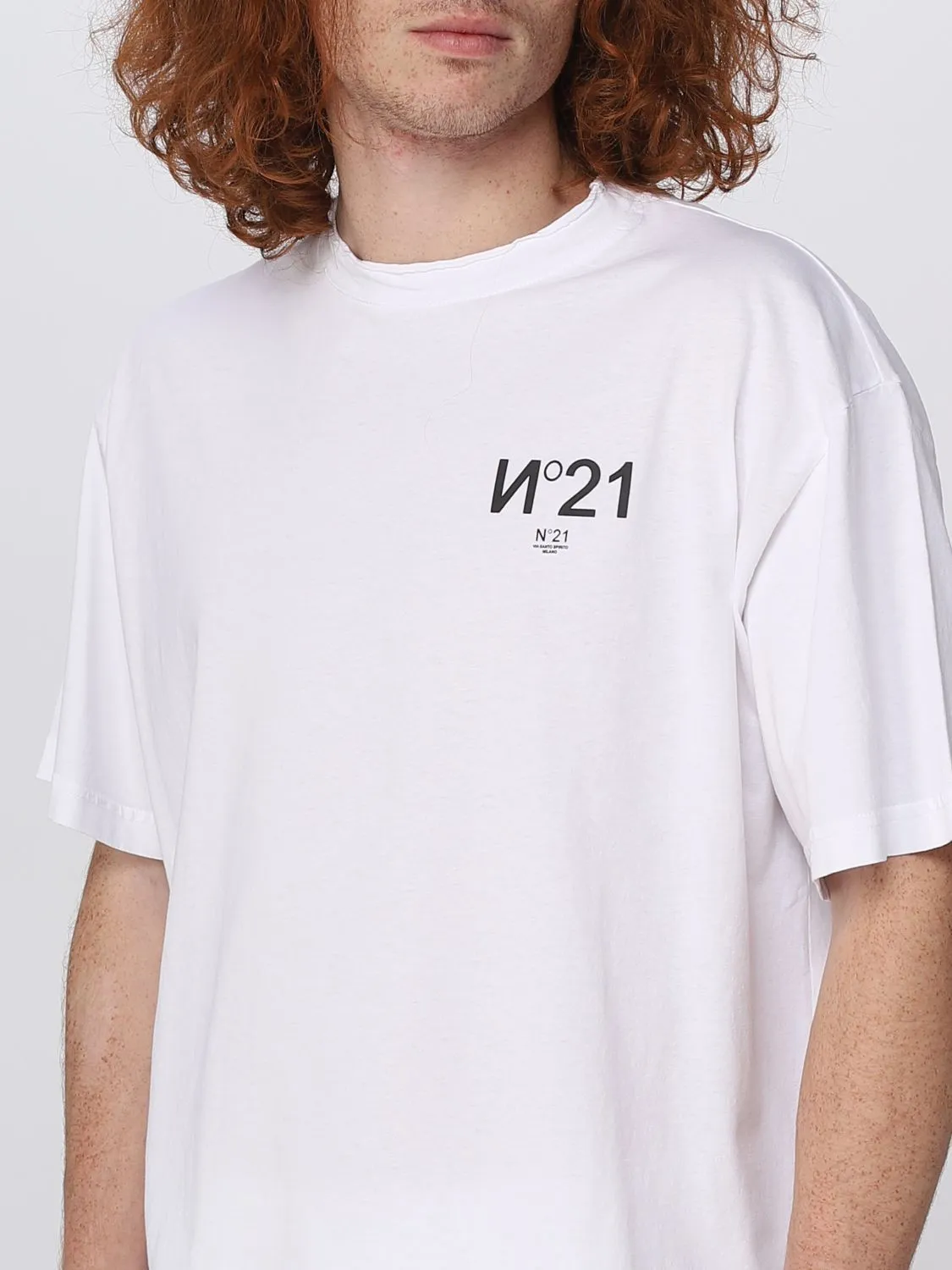 N21 numero ventuno  |Pullovers Cotton Short Sleeves Logo Designers T-Shirts