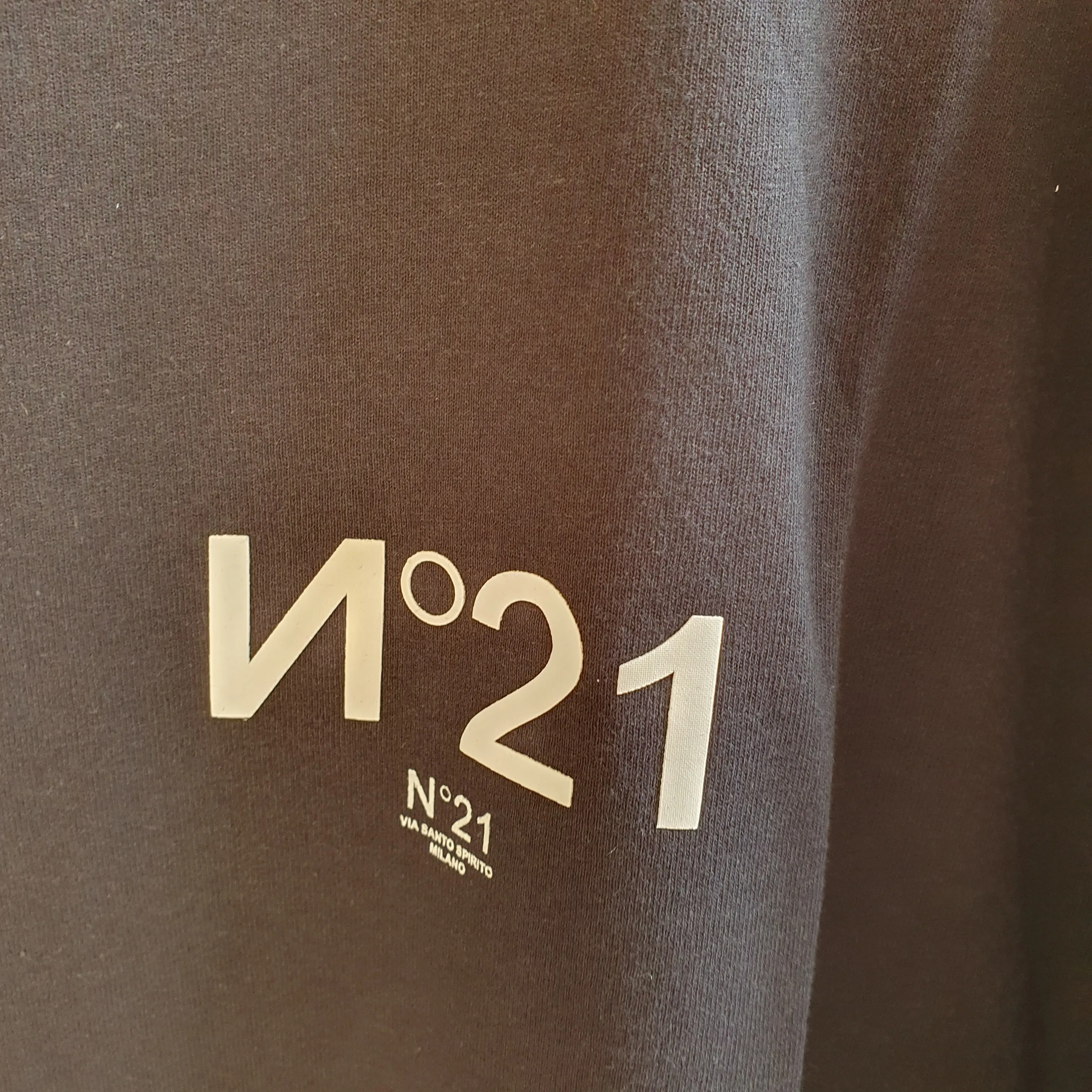 N21 numero ventuno  |Pullovers Cotton Short Sleeves Logo Designers T-Shirts