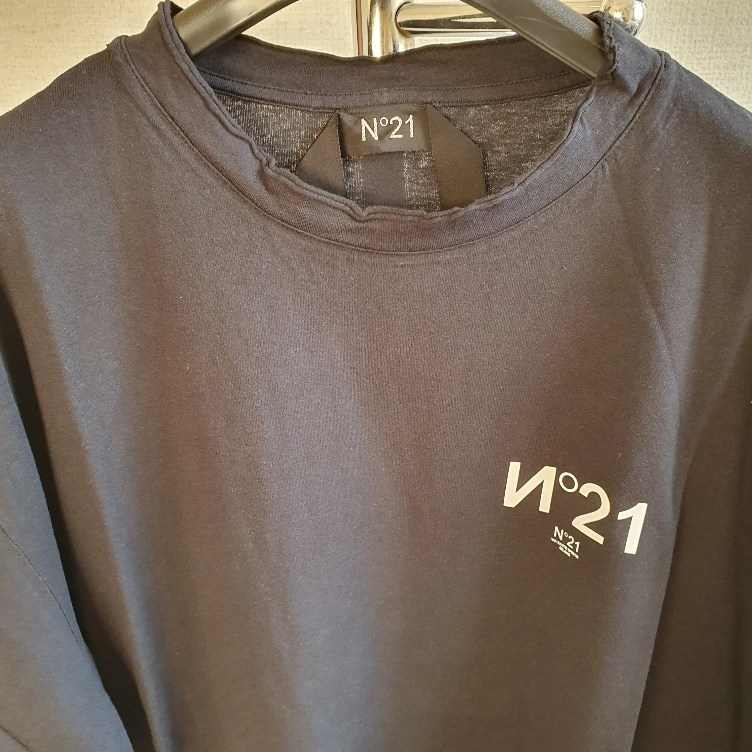 N21 numero ventuno  |Pullovers Cotton Short Sleeves Logo Designers T-Shirts