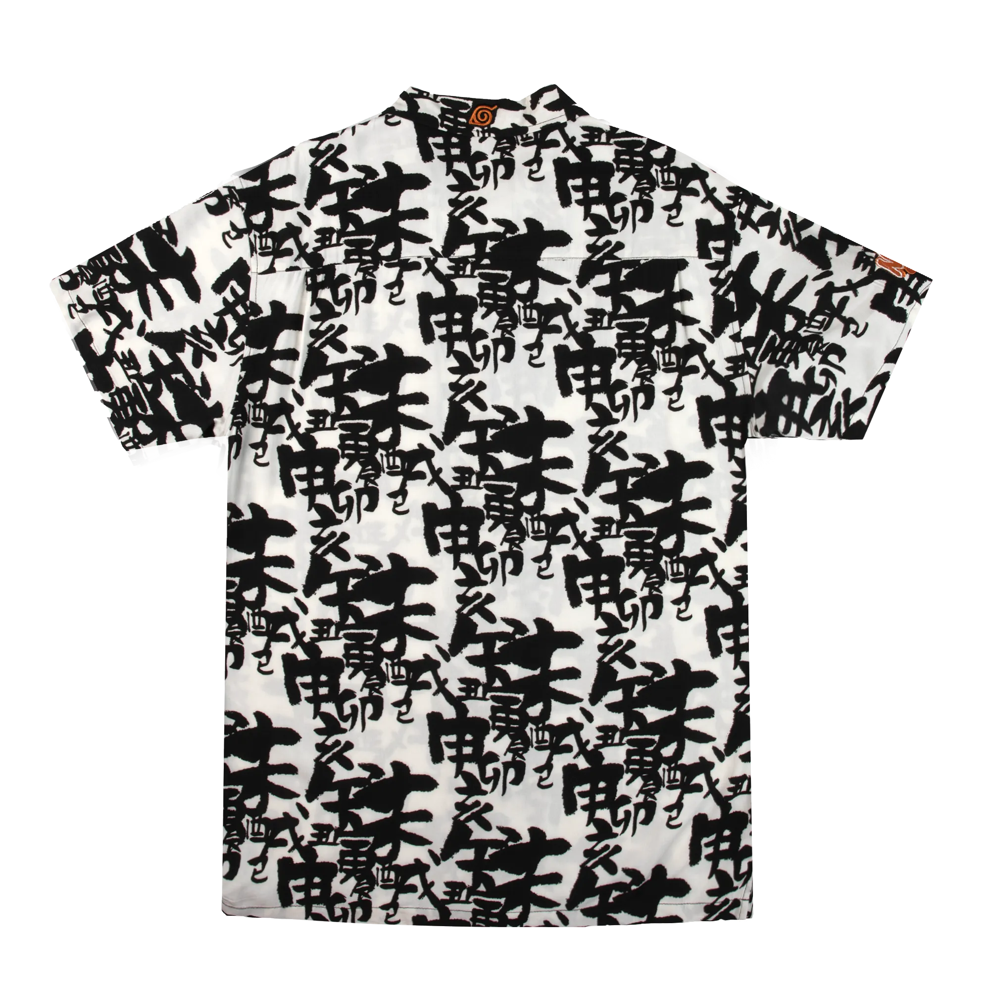 Naruto Black and White Button-Down Set