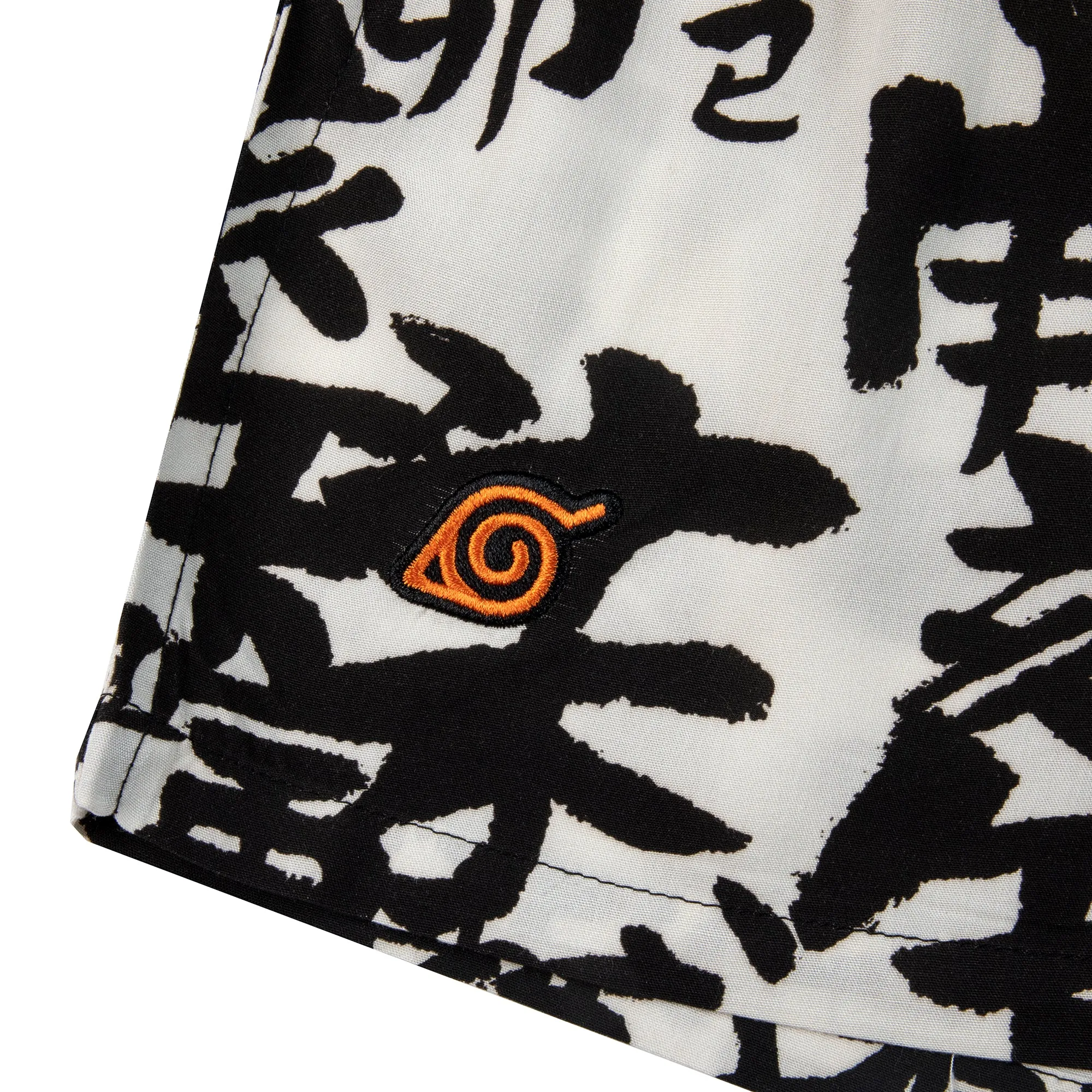 Naruto Black and White Button-Down Set