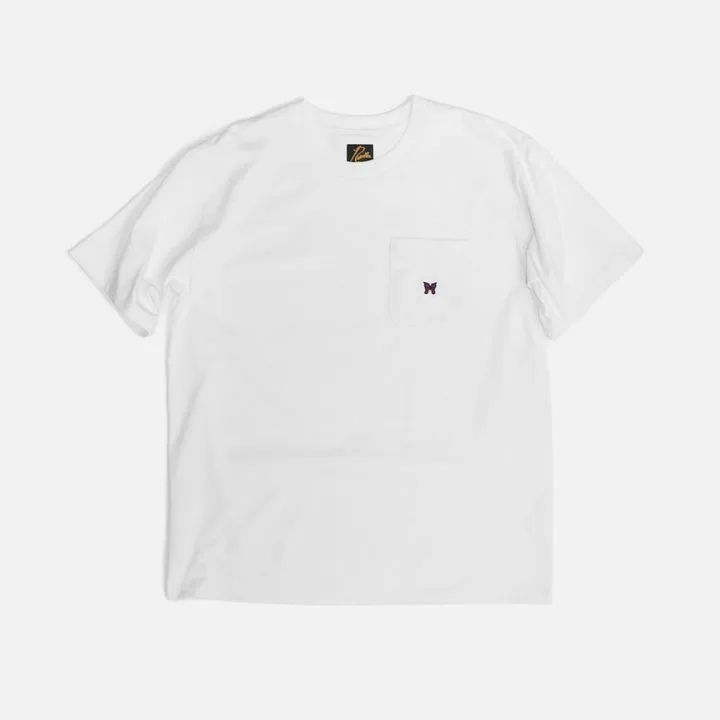 Needles  |Pullovers Street Style Cotton Short Sleeves Logo T-Shirts