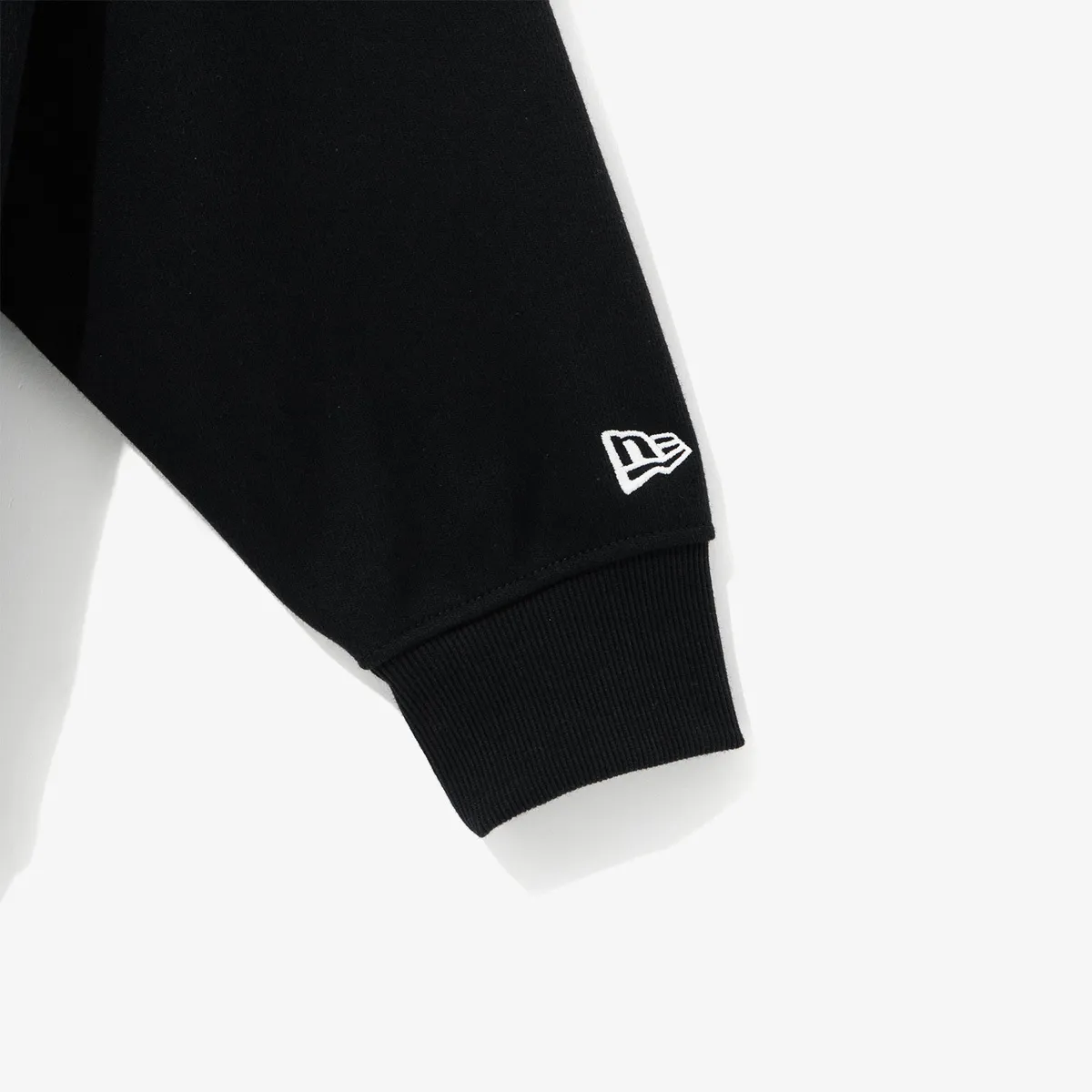 New Era  |Unisex Oversized Logos on the Sleeves Logo Hoodies