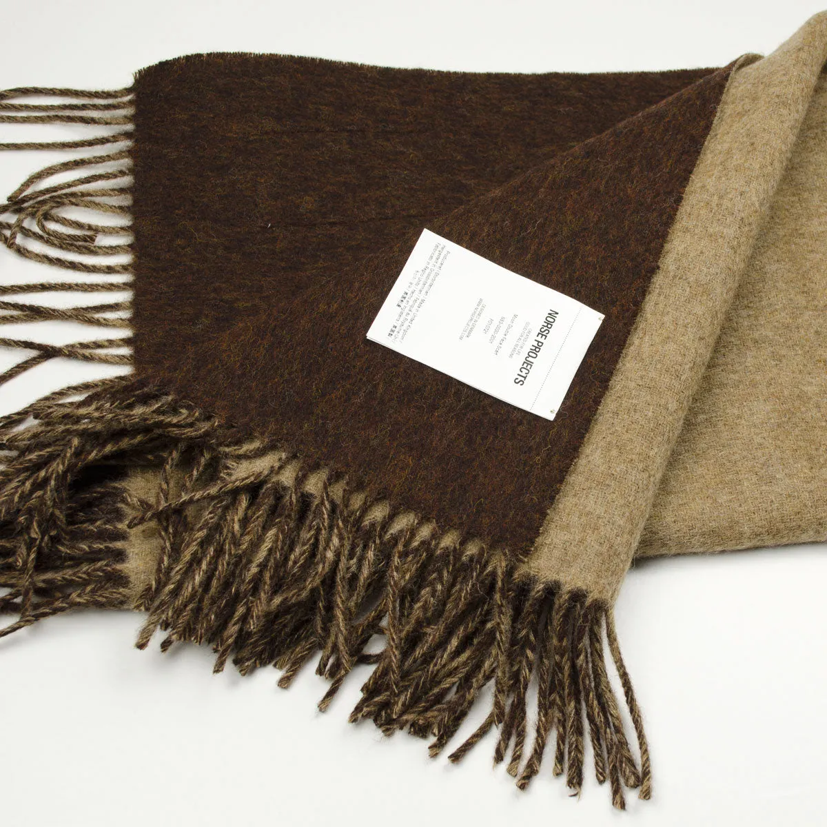 Norse Projects - Moon Double Face Scarf - Camel