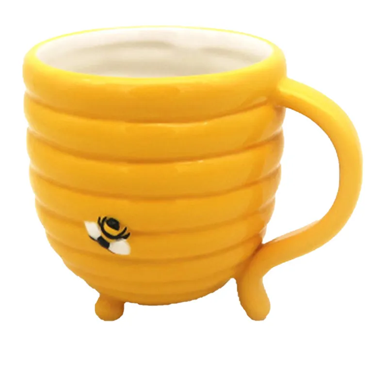 Novelty Upside Down Ceramic Mug - Beehive UMUG16