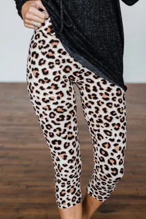 On The Way Leopard Leggings- Ivory