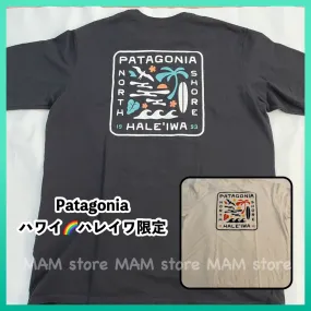 Patagonia  |Crew Neck Tropical Patterns Unisex Street Style Plain Cotton