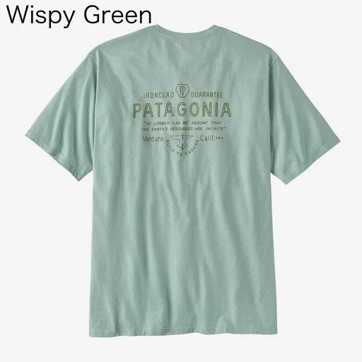 Patagonia  |Crew Neck Unisex Street Style Plain Cotton Short Sleeves