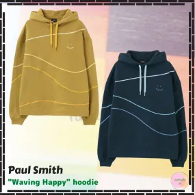 Paul Smith  |Pullovers Street Style Long Sleeves Cotton Logo Hoodies