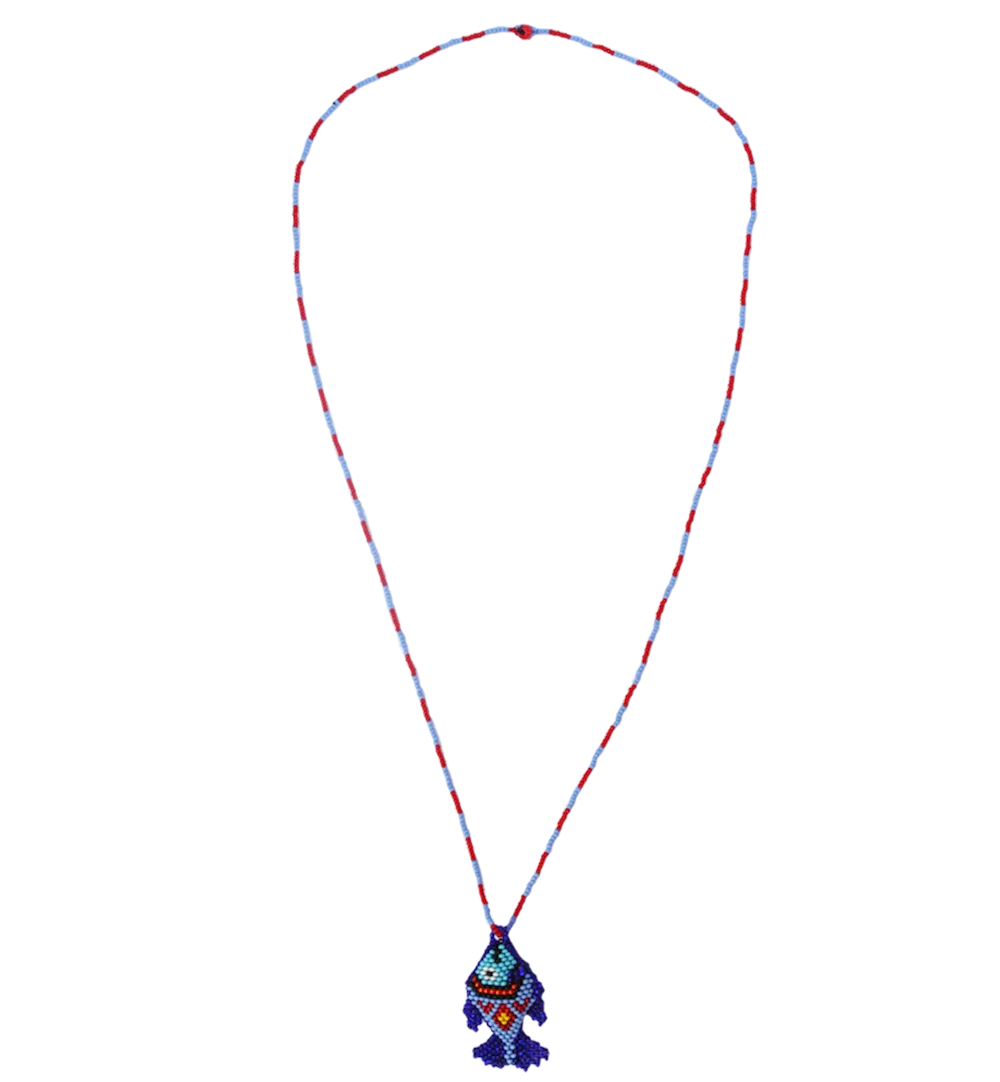 Pájara Pinta Blue Totem Fish Necklace