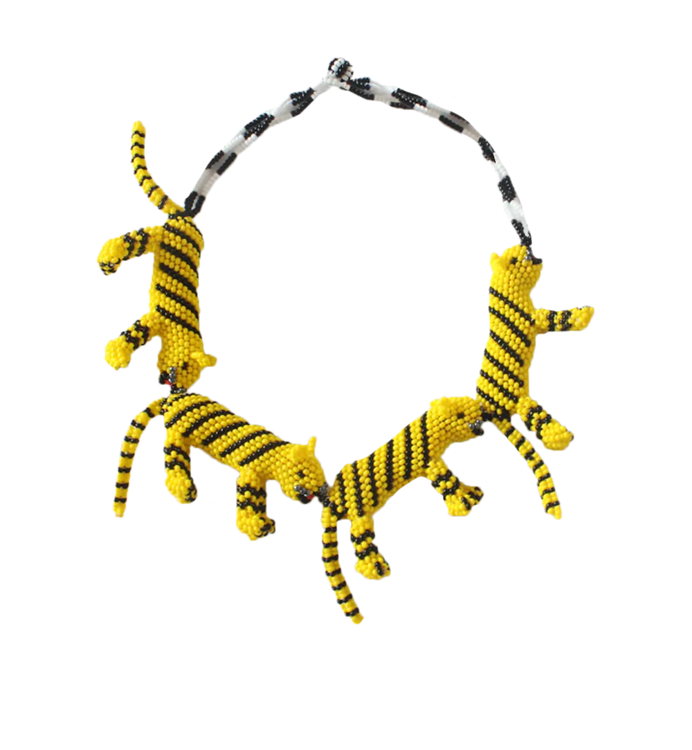 Pájara Pinta Short Tiger Party Necklace