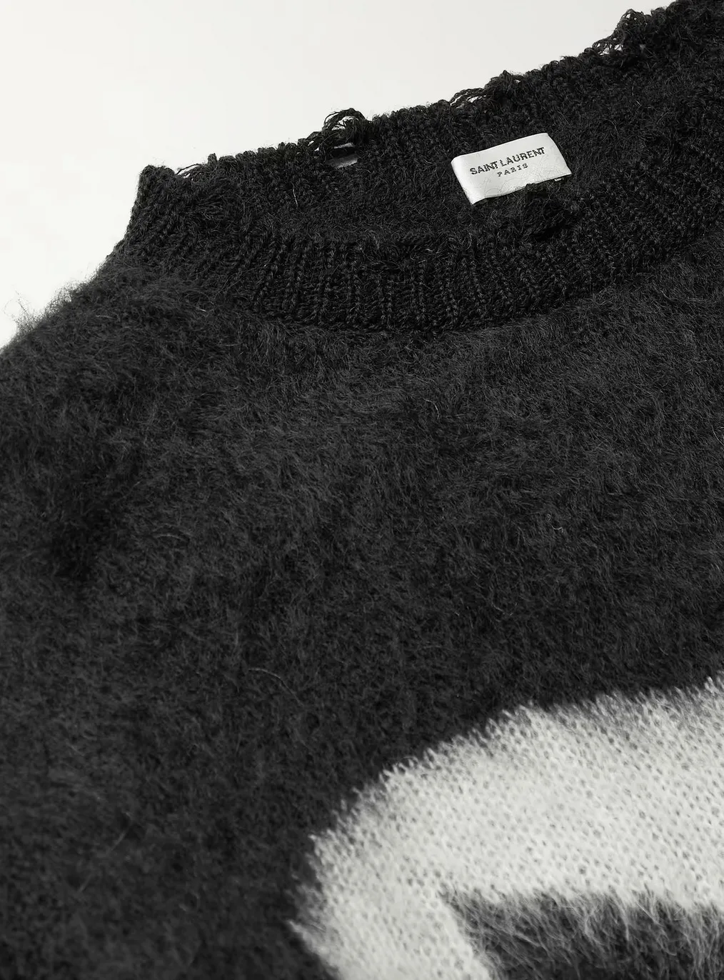 Saint Laurent  |Crew Neck Pullovers Long Sleeves Luxury Sweaters