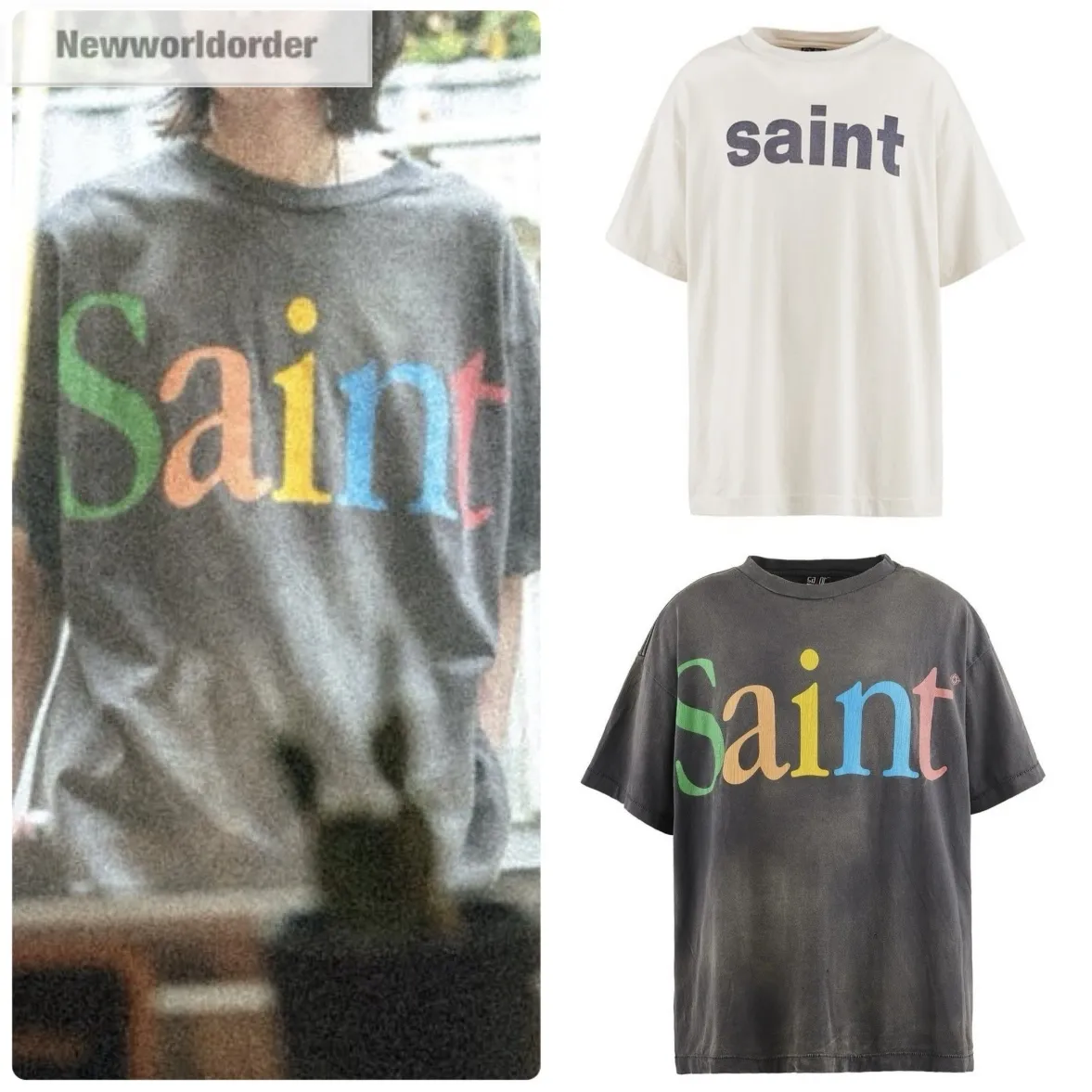 Saint Mxxxxxx  |Pullovers Unisex Street Style Logo T-Shirts