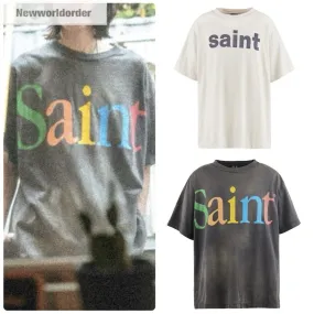 Saint Mxxxxxx  |Pullovers Unisex Street Style Logo T-Shirts