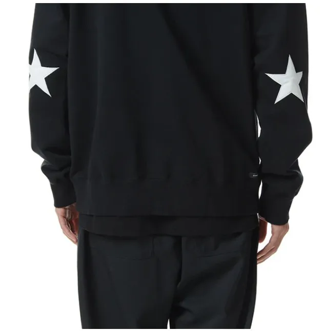 SOPHNET.  |Star Unisex Street Style Long Sleeves Plain Cotton Hoodies