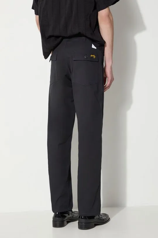 Stan Ray cotton trousers 1100 Og Loose Fatigue black color 1108