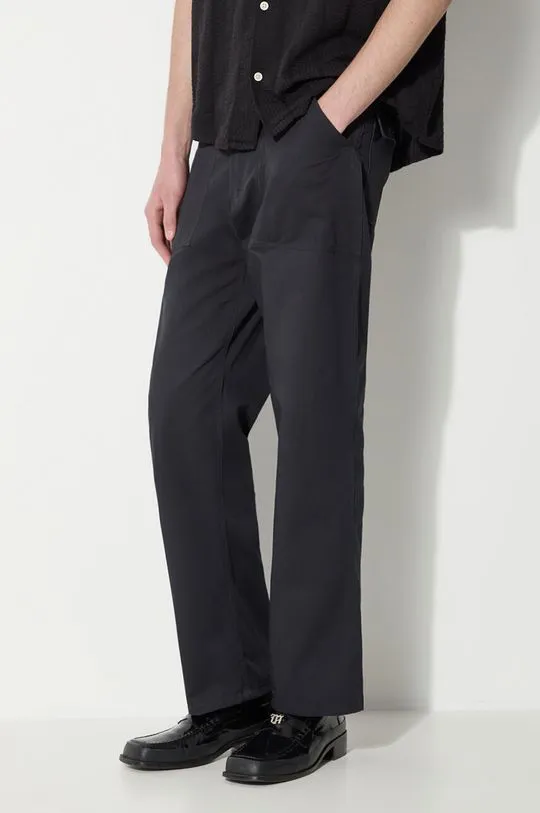 Stan Ray cotton trousers 1100 Og Loose Fatigue black color 1108