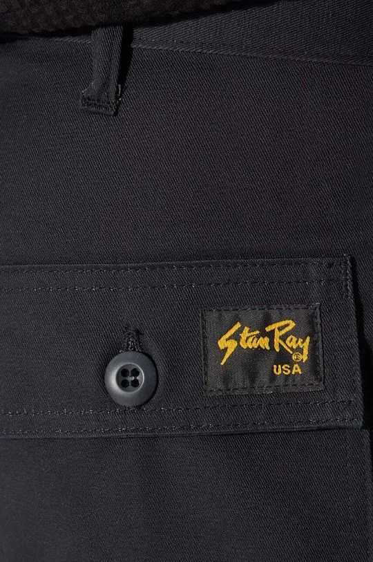 Stan Ray cotton trousers 1100 Og Loose Fatigue black color 1108